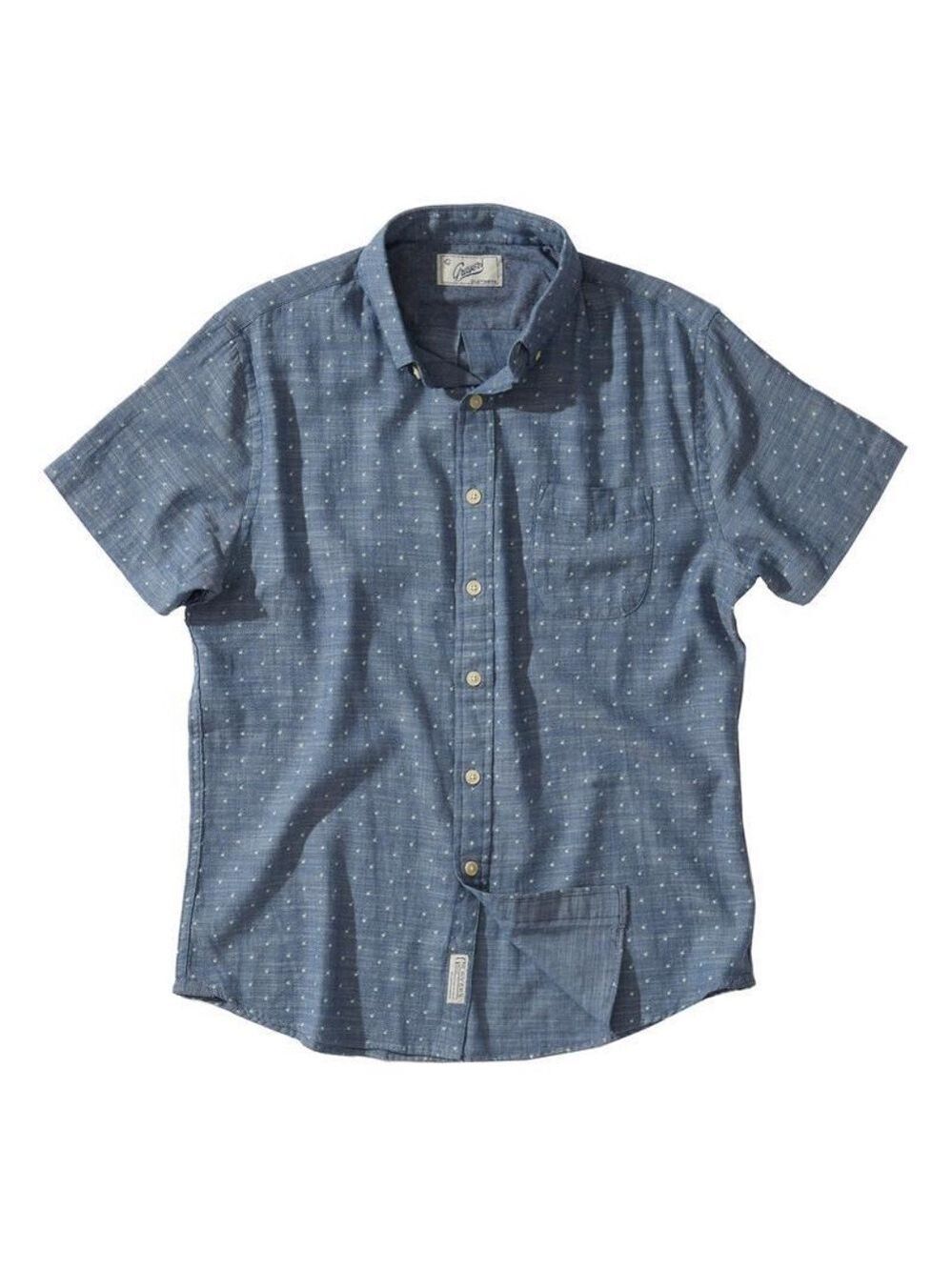 GRAYERS Fallen Apple Twill Button Down Short Sleeve Shirt
